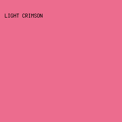 ec6c8e - Light Crimson color image preview