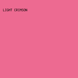 ed6a91 - Light Crimson color image preview