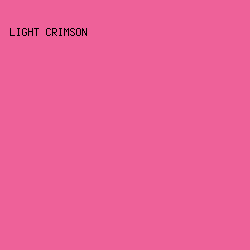 ee6199 - Light Crimson color image preview