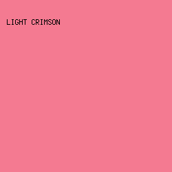 f47a91 - Light Crimson color image preview