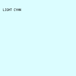 DBFDFF - Light Cyan color image preview