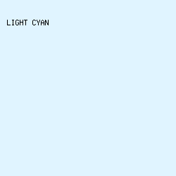 E0F4FF - Light Cyan color image preview