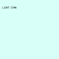 d8fff8 - Light Cyan color image preview