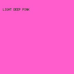 FF5CCC - Light Deep Pink color image preview