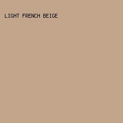 C2A58A - Light French Beige color image preview