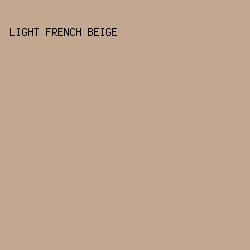 C2A88E - Light French Beige color image preview