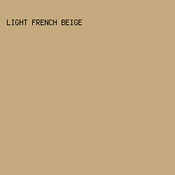 C5AA7F - Light French Beige color image preview