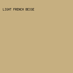 C6AF80 - Light French Beige color image preview