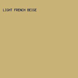 C8B276 - Light French Beige color image preview