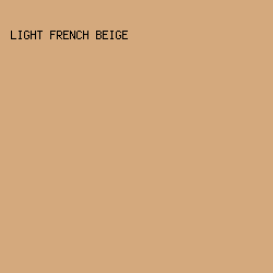 D4A97D - Light French Beige color image preview