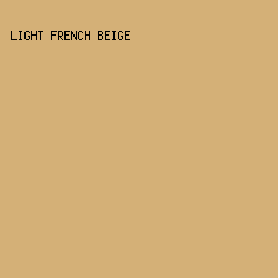 D4B077 - Light French Beige color image preview