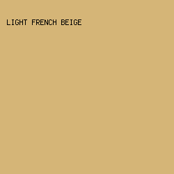 D5B577 - Light French Beige color image preview
