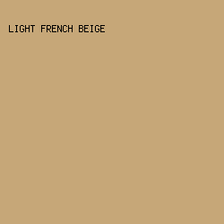 c6a778 - Light French Beige color image preview