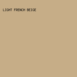 c6ad87 - Light French Beige color image preview