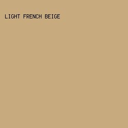 c7ab7e - Light French Beige color image preview