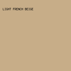 c7ad88 - Light French Beige color image preview