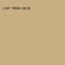 c7af83 - Light French Beige color image preview
