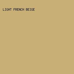 c8af75 - Light French Beige color image preview