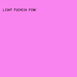 F984EF - Light Fuchsia Pink color image preview
