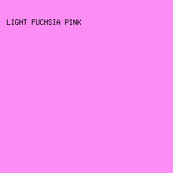 FC8DF4 - Light Fuchsia Pink color image preview