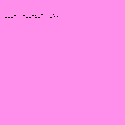 FF8FEB - Light Fuchsia Pink color image preview