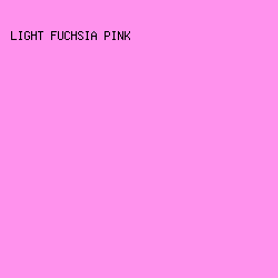 FF92ED - Light Fuchsia Pink color image preview