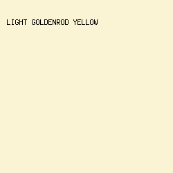 FAF4D5 - Light Goldenrod Yellow color image preview