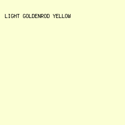 FBFFD4 - Light Goldenrod Yellow color image preview
