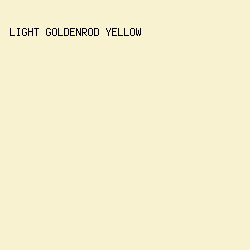 f8f2d0 - Light Goldenrod Yellow color image preview