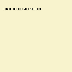 f8f3cd - Light Goldenrod Yellow color image preview