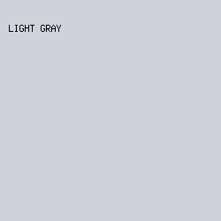 D0D2DB - Light Gray color image preview