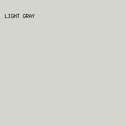 D4D6CB - Light Gray color image preview