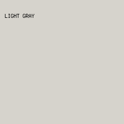 D6D3CC - Light Gray color image preview
