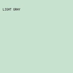 c7e3d0 - Light Gray color image preview