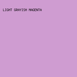 CF9CD1 - Light Grayish Magenta color image preview