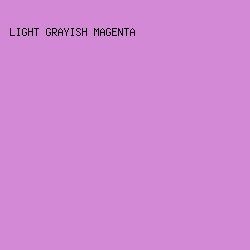 D389D6 - Light Grayish Magenta color image preview