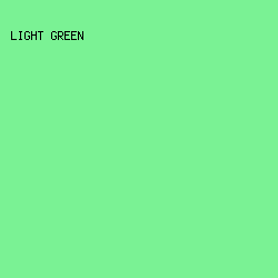 7AF294 - Light Green color image preview