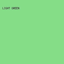 86dd89 - Light Green color image preview