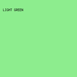 8DED8E - Light Green color image preview