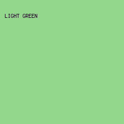 92D78C - Light Green color image preview