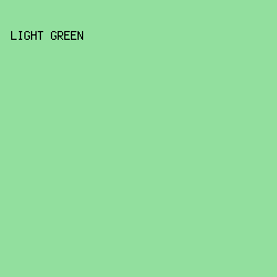 92DF9E - Light Green color image preview
