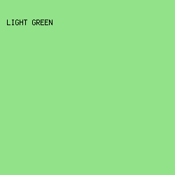 92e289 - Light Green color image preview