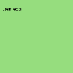 96dd7e - Light Green color image preview