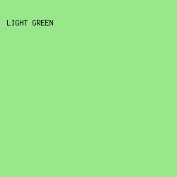 99E78B - Light Green color image preview
