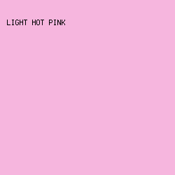 F6B6DE - Light Hot Pink color image preview
