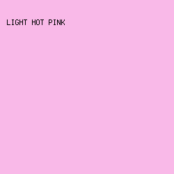 F9B9E8 - Light Hot Pink color image preview