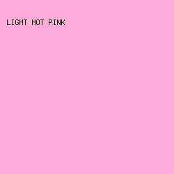FFABDB - Light Hot Pink color image preview