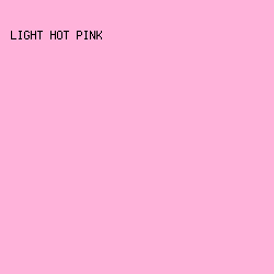 FFB3DA - Light Hot Pink color image preview