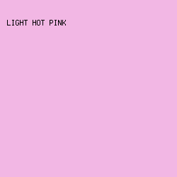 f2b7e4 - Light Hot Pink color image preview
