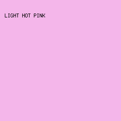 f4b6ea - Light Hot Pink color image preview